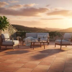 Solado de terrazas exteriores por m2